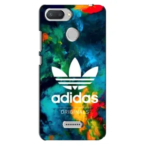 Чехлы Адидас для Xiaomi Redmi 6 (AlphaPrint) (Яркий Адидас)