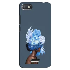 Чехлы (ART) Цветы на Xiaomi Redmi 6A (VPrint) (Цветы на голове)
