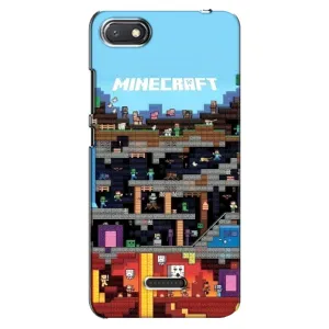 Чохол Майнкрафт на Xiaomi Redmi 6A (AlphaPrint) Minecraft (фон Minecraft)