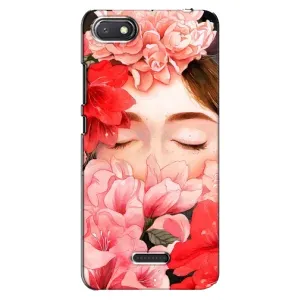 Чехлы (ART) Цветы на Xiaomi Redmi 6A (VPrint) (Глаза в цветах)