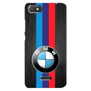 Чехол для Редми 6А - с принтом БМВ (AlphaPrint) (Лого BMW)