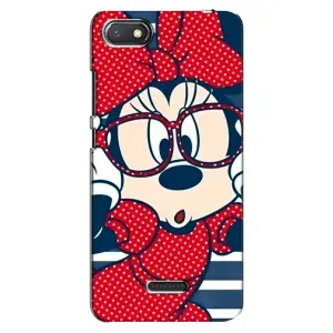 Эксклюзивный чехол для Xiaomi Redmi 6A (AlphaPrint - Мультяшные) (Маус в очках)