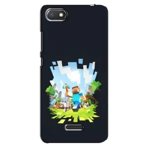 Чохол Майнкрафт на Xiaomi Redmi 6A (AlphaPrint) Minecraft (персонажі Minecraft)