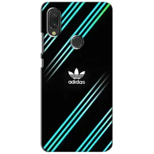 Чехлы Адидас для Xiaomi Redmi 7 (AlphaPrint) (Адидас с полосами)