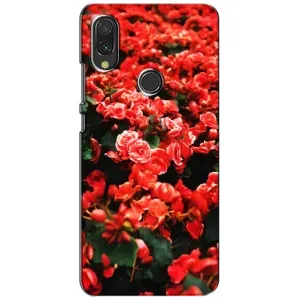 Чехлы с Цветами для Xiaomi Redmi 7 (VPrint) (Цветы красные)