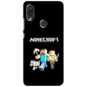 Чохол Майнкрафт на Xiaomi Redmi 7 (AlphaPrint) Minecraft (герої Minecraft)