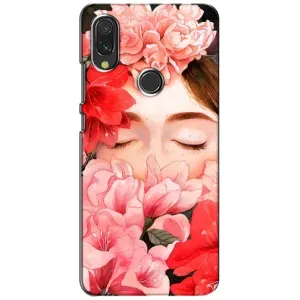 Чехлы (ART) Цветы на Xiaomi Redmi 7 (VPrint) (Глаза в цветах)
