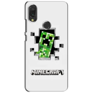 Чохол Майнкрафт на Xiaomi Redmi 7 (AlphaPrint) Minecraft (кріпер Майнкрафт)