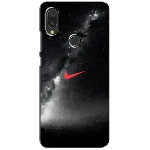 Чехол для Xiaomi Redmi 7 - с принтом Найк (AlphaPrint) (Найк красный)
