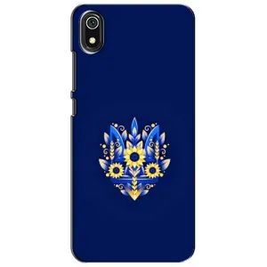 Чехлы для Xiaomi Redmi 7A  Укр. Символика (AlphaPrint) (Цветочный Герб)