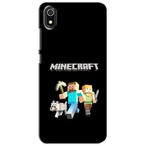 Чохол Майнкрафт на Xiaomi Redmi 7A (AlphaPrint) Minecraft (герої Minecraft)