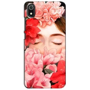 Чехлы (ART) Цветы на Xiaomi Redmi 7A (VPrint) (Глаза в цветах)