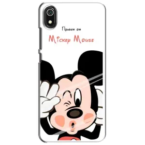 Эксклюзивный чехол для Xiaomi Redmi 7A (AlphaPrint - Мультяшные) (Маус Микки)