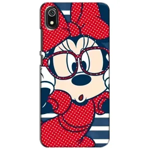 Эксклюзивный чехол для Xiaomi Redmi 7A (AlphaPrint - Мультяшные) (Маус в очках)