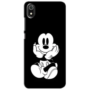 Эксклюзивный чехол для Xiaomi Redmi 7A (AlphaPrint - Мультяшные) (Микки на черном)