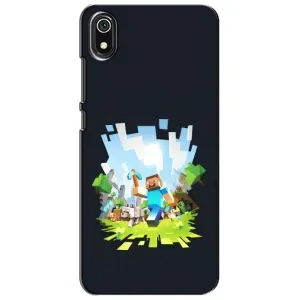 Чохол Майнкрафт на Xiaomi Redmi 7A (AlphaPrint) Minecraft (персонажі Minecraft)