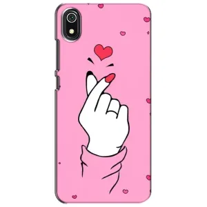 Чехол с принтом для Xiaomi Redmi 7A (AlphaPrint - Знак сердечка)