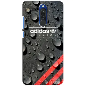 Чехлы Адидас для Xiaomi Redmi 8 (AlphaPrint) (Адидас принт)