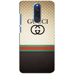 Чехлы ГУЧЧИ для Редми 8 (AlphaPrint) (GUCCI стиль)