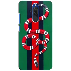 Чехлы ГУЧЧИ для Редми 8 (AlphaPrint) (Gucci змия)