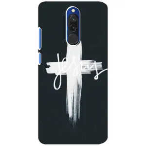 Чехол для Xiaomi Redmi 8 (AlphaPrint) - (Христианские) (Иисус)