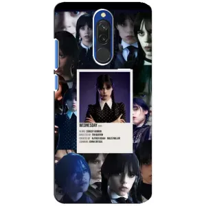 Чохли Венсдей на Xiaomi Redmi 8 Уенсдей (AlphaPrint) (колаж Венздей)