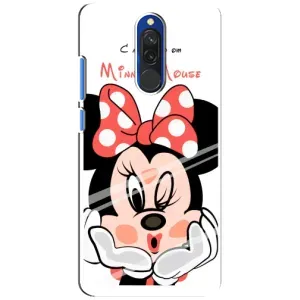 Эксклюзивный чехол для Xiaomi Redmi 8 (AlphaPrint - Мультяшные) (Маус Минни)