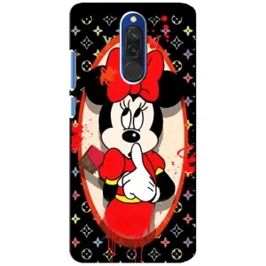 Чехол Disney Mouse Xiaomi Redmi 8 (PREMIUMPrint) (Минни Маус ЛВ)