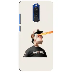 Чехлы с Обезьянами NFT для Xiaomi Redmi 8 (AlphaPrint) (обезьяна NFT в очках)