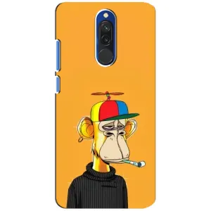 Чехлы с Обезьянами NFT для Xiaomi Redmi 8 (AlphaPrint) (Скучающая Обезьяна NFT)