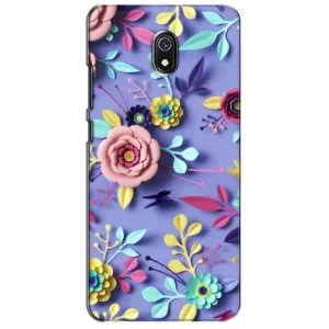 Чехлы с Цветами для Xiaomi Redmi 8A (VPrint) (Цветочный дизайн)