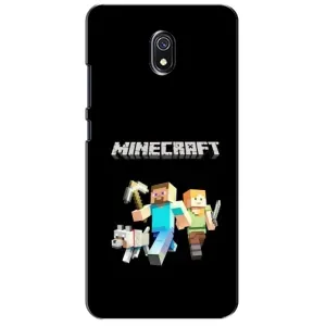 Чохол Майнкрафт на Xiaomi Redmi 8A (AlphaPrint) Minecraft (герої Minecraft)