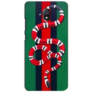 Чехлы ГУЧЧИ для Редми 8А (AlphaPrint) (Gucci змия)
