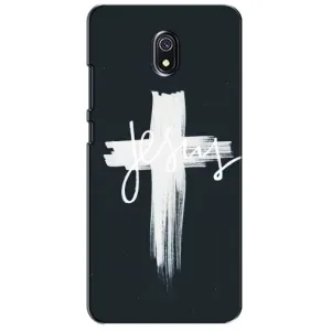 Чехол для Xiaomi Redmi 8A (AlphaPrint) - (Христианские) (Иисус)