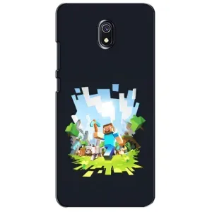 Чохол Майнкрафт на Xiaomi Redmi 8A (AlphaPrint) Minecraft (персонажі Minecraft)