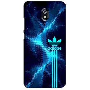 Чехлы Адидас для Xiaomi Redmi 8A (AlphaPrint) (Синий Адидас)