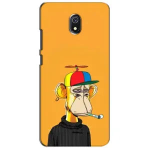 Чехлы с Обезьянами NFT для Xiaomi Redmi 8A (AlphaPrint) (Скучающая Обезьяна NFT)