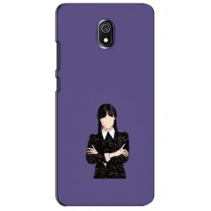 Чохли Венсдей на Xiaomi Redmi 8A Уенсдей (AlphaPrint) (Венздей у чорному)
