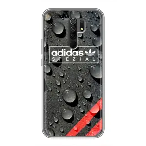 Чехлы Адидас для Xiaomi Redmi 9 (AlphaPrint) (Адидас принт)