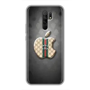 Чехлы ГУЧЧИ для Редми 9 (AlphaPrint) (Apple gucci)