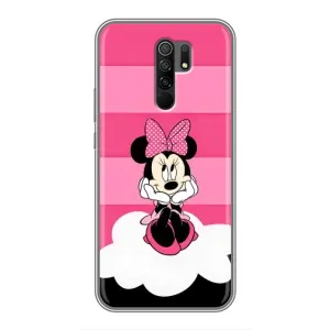 Эксклюзивный чехол для Xiaomi Redmi 9 (AlphaPrint - Мультяшные) (Девочка Maus)