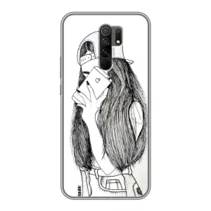 Чохол з принтом «Фото дівчини» для Xiaomi Redmi 9