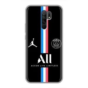 Чехлы PSG для Xiaomi Redmi 9 (AlphaPrint) (футболка ПСЖ)