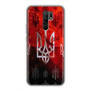 Украинские Чехлы для Xiaomi Redmi 9 с картинкой УПА (AlphaPrint) (ГЕРБ УПА)