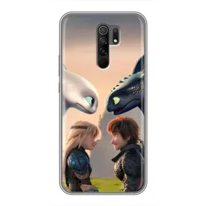 Чохол як приборкати дракона на Xiaomi Redmi 9 (Гикавка і Астрід)
