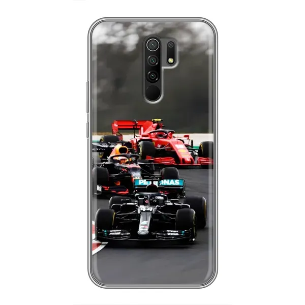Чохол з принтом «Гонка Формула 1» для Xiaomi Redmi 9 Чохол з принтом «Гонка Формула 1» для Xiaomi Redmi 9