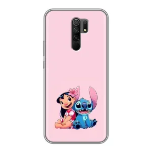 Чехол с принтом Стич на Xiaomi Redmi 9 (Лило и Стич)