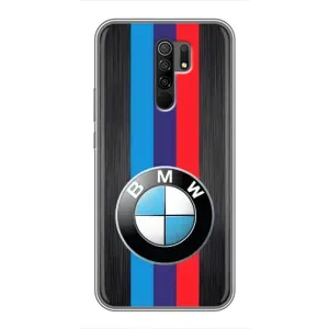 Чохол для Сяомі Редмі 9 - з принтом БМВ (AlphaPrint) (Лого BMW)