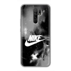 Чехол для Xiaomi Redmi 9 - с принтом Найк (AlphaPrint) (Лого Найк)