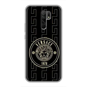 Чохол з принтом «Лого Версаче» для Xiaomi Redmi 9
